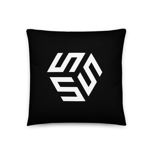 Black SSS Pillow
