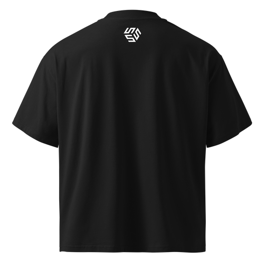Black SSS Big Bag Oversized Tee