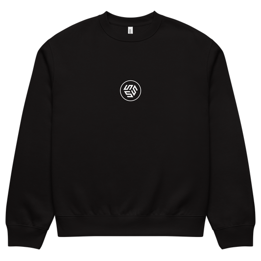 Black Oversized SSS Sweatshirt