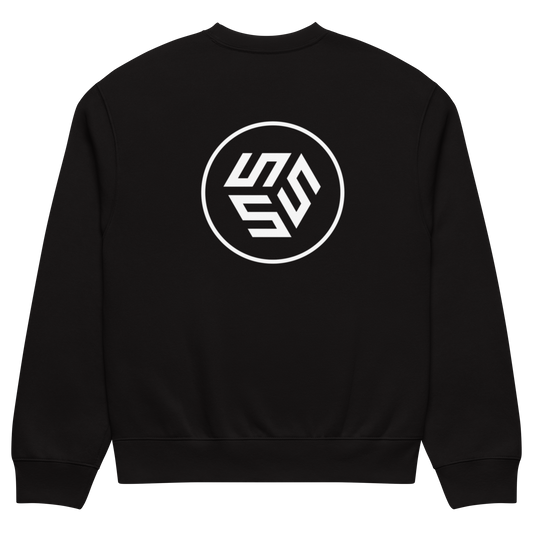 Black Oversized SSS Sweatshirt