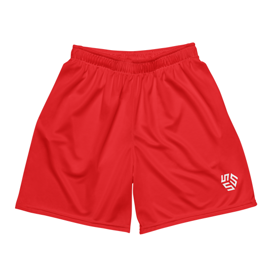 Red SSS Mesh Shorts